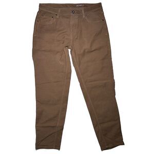 The Normal Brand Comfort Terry Pants Brown Normal Slim Size 33